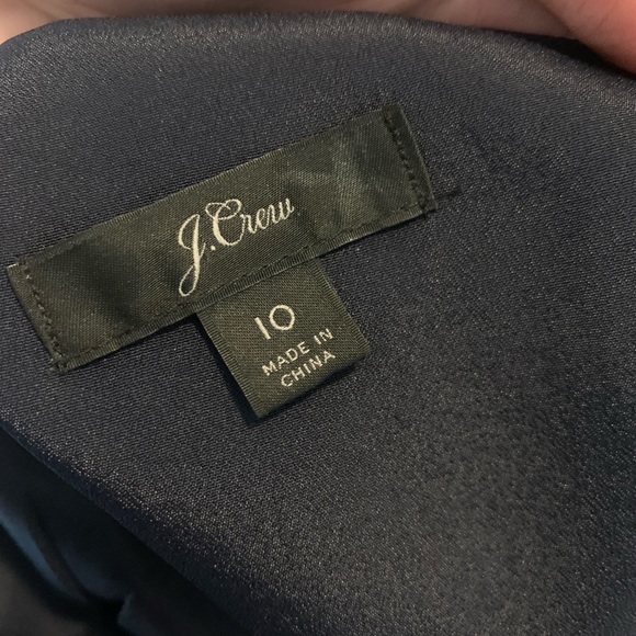 J. Crew Silk One Shoulder Dress in Polka Dot - Picture 4 of 8